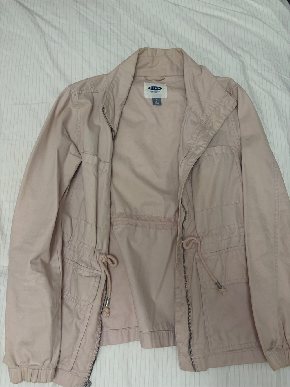 Old Navy Lightweight Utility Jacket in Dusty Rose